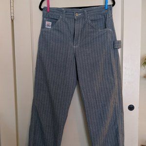 Fisher Stripe Straight Leg Carpenter Pants